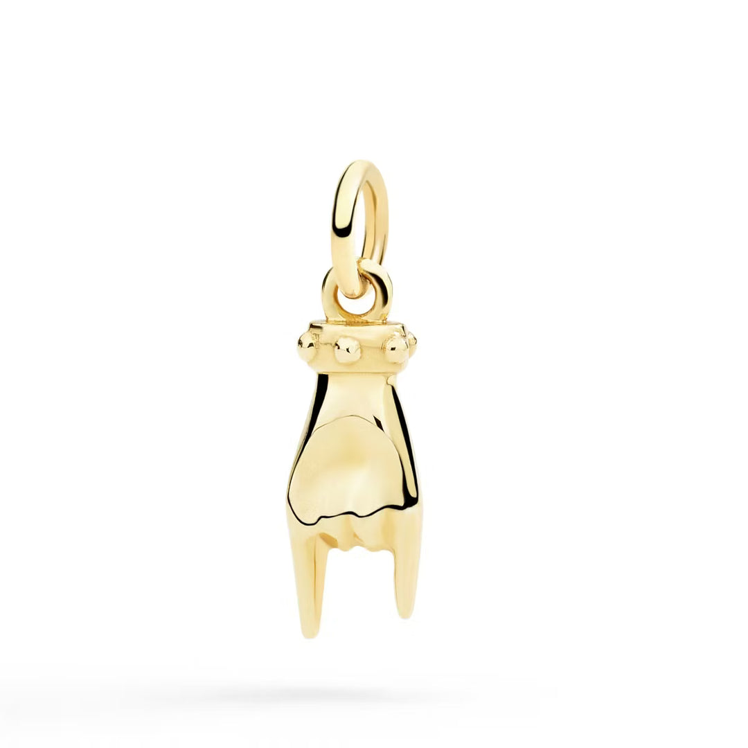 Anhänger Hand aus Gelbgold