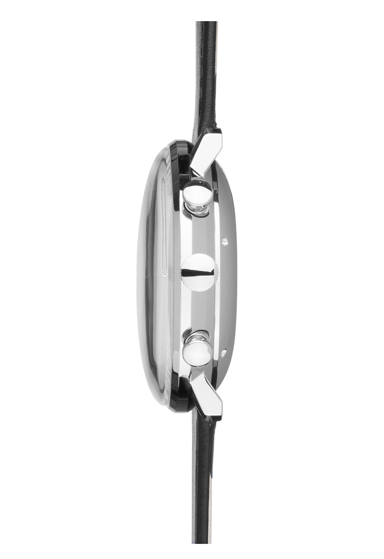 Junghans Max Bill Chronoscope 40mm 27/4600.02 - Gehäuse im Profil