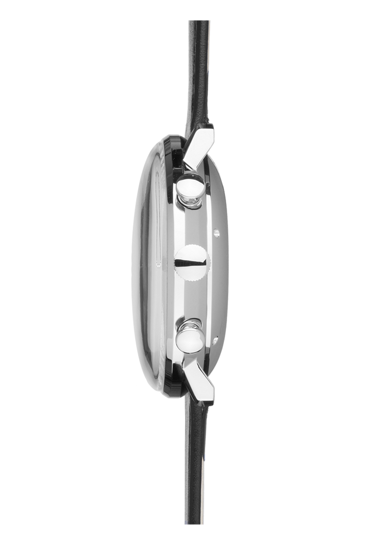 Junghans Max Bill Chronoscope 40mm 27/4600.02 - Gehäuse im Profil