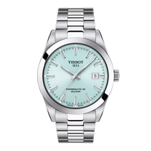 Tissot Gentleman Silizium 40mm T127.407.11.351.00 - Zifferblatt Eisblau, Armband Stahl