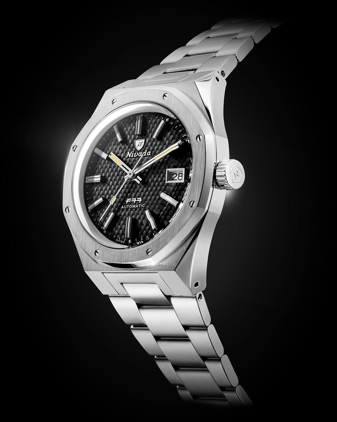 Nivada Grenchen F77 SST Black MK2 41mm 69041A77A – Ansicht 2