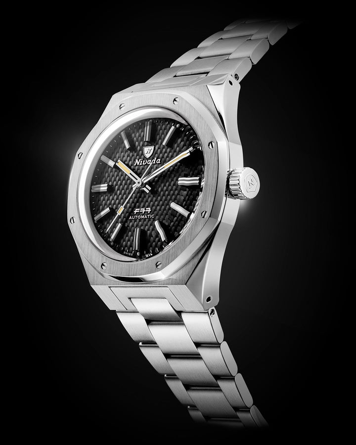 Nivada Grenchen F77 SST Black MK2 41mm 69041A77A – Ansicht 3