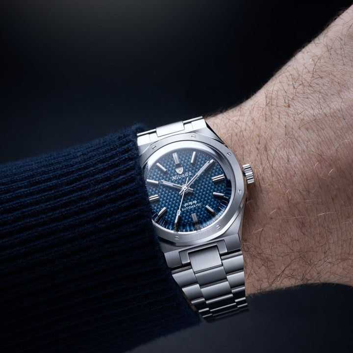 Nivada Grenchen F77 SST Blue MK2 41mm 69041A77B – Ansicht 3
