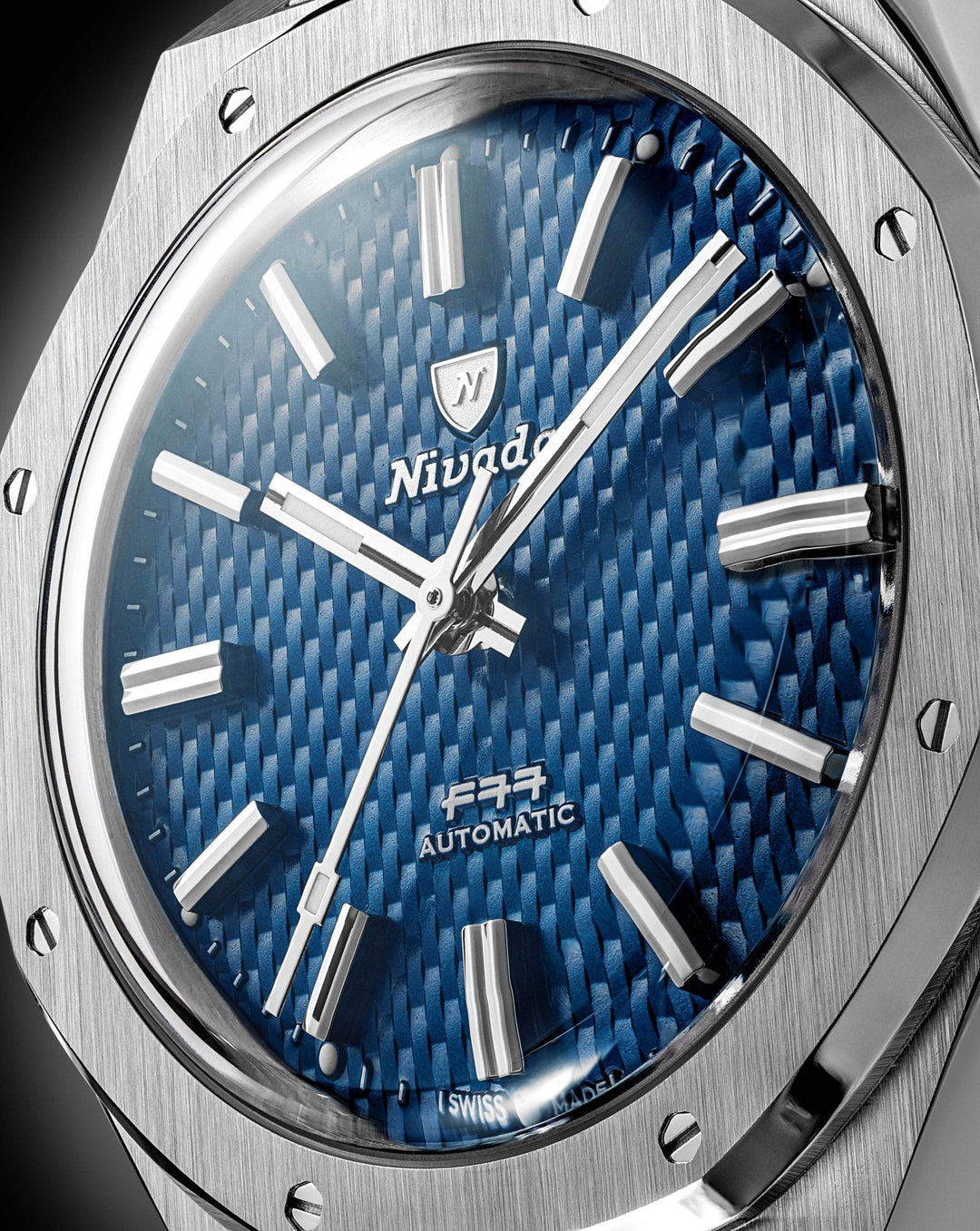 Nivada Grenchen F77 SST Blue MK2 38mm 69013A – Ansicht 4