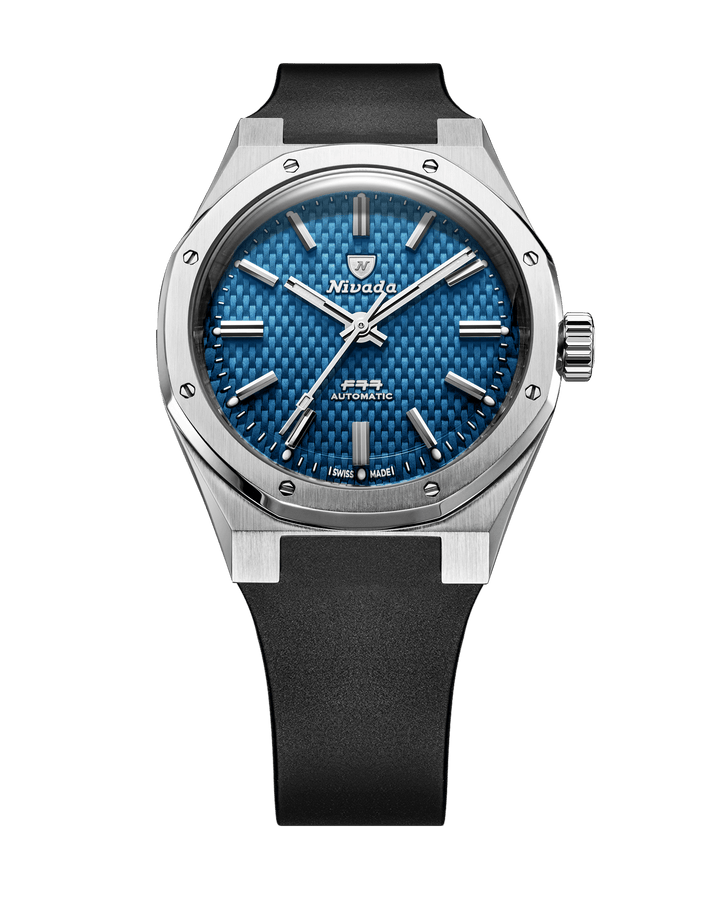 Nivada Grenchen F77 SST Blue MK2 38mm 69013A – Ansicht 8