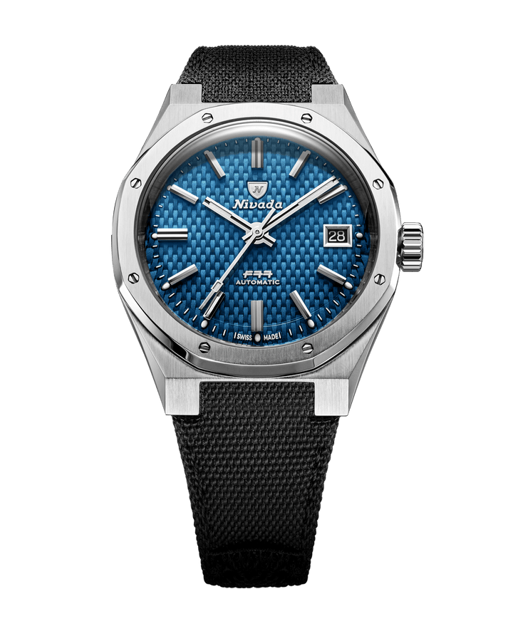 Nivada Grenchen F77 SST Blue MK2 38mm 69013A – Ansicht 7