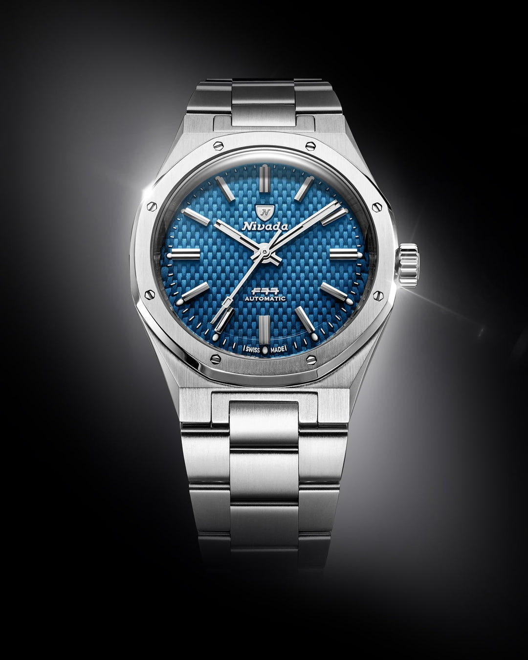 Nivada Grenchen F77 SST Blue MK2 38mm 69013A – Ansicht 3