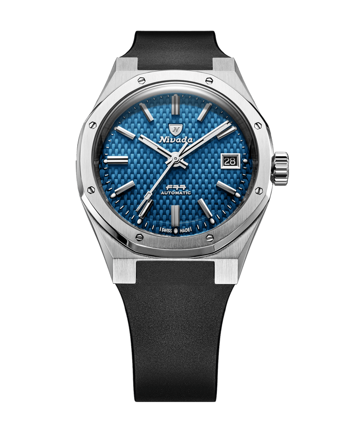 Nivada Grenchen F77 SST Blue MK2 38mm 69013A – Ansicht 9