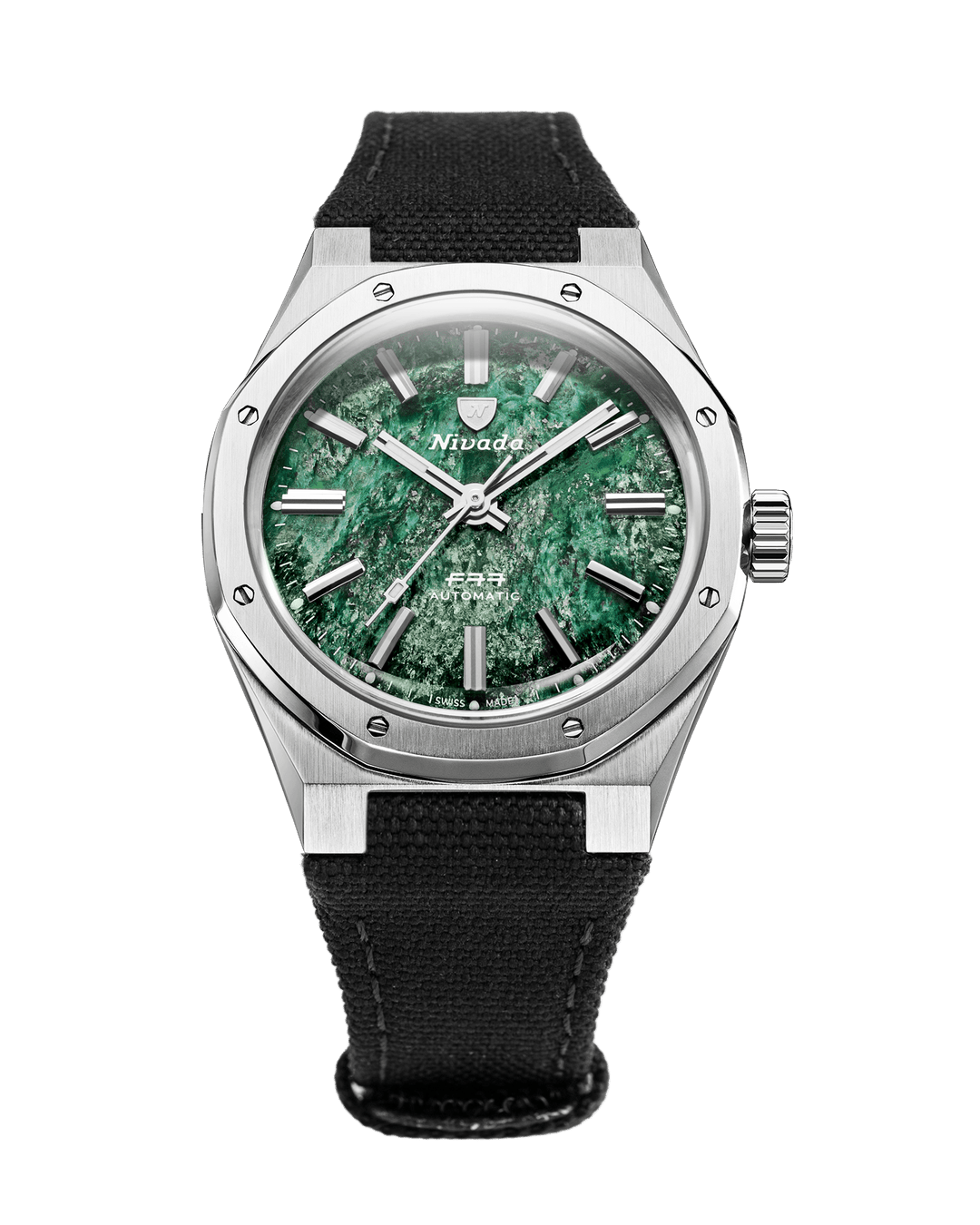 Nivada Grenchen F77 SST Green Aventurine MK1 37mm 68037A – Ansicht 6