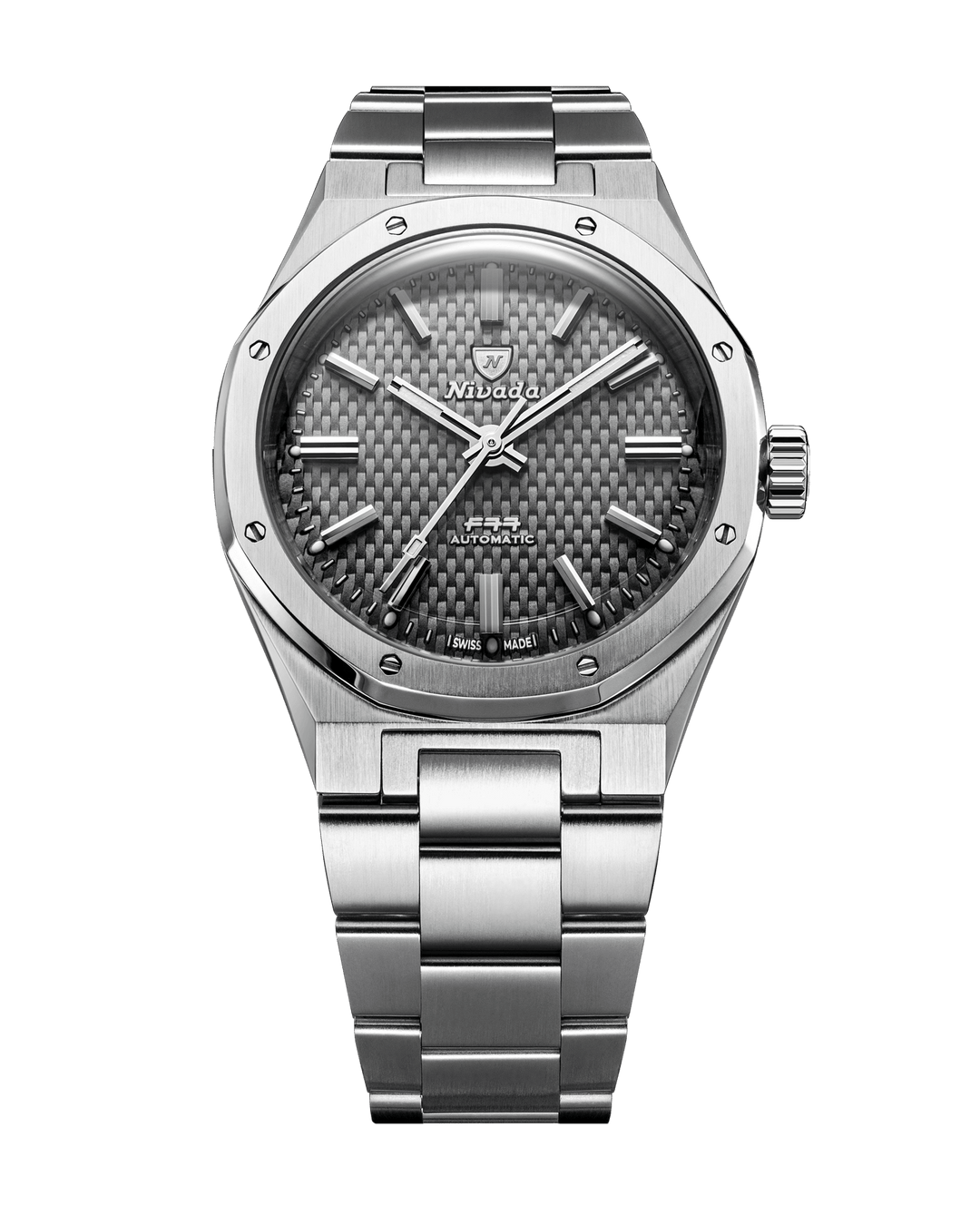 Nivada Grenchen F77 SST Grey MK2 38mm 69012A – Ansicht 6