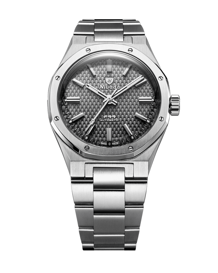 Nivada Grenchen F77 SST Grey MK2 38mm 69012A – Ansicht 6