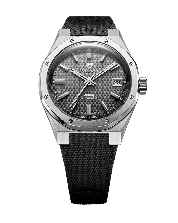 Nivada Grenchen F77 SST Grey MK2 38mm 69012A – Ansicht 7