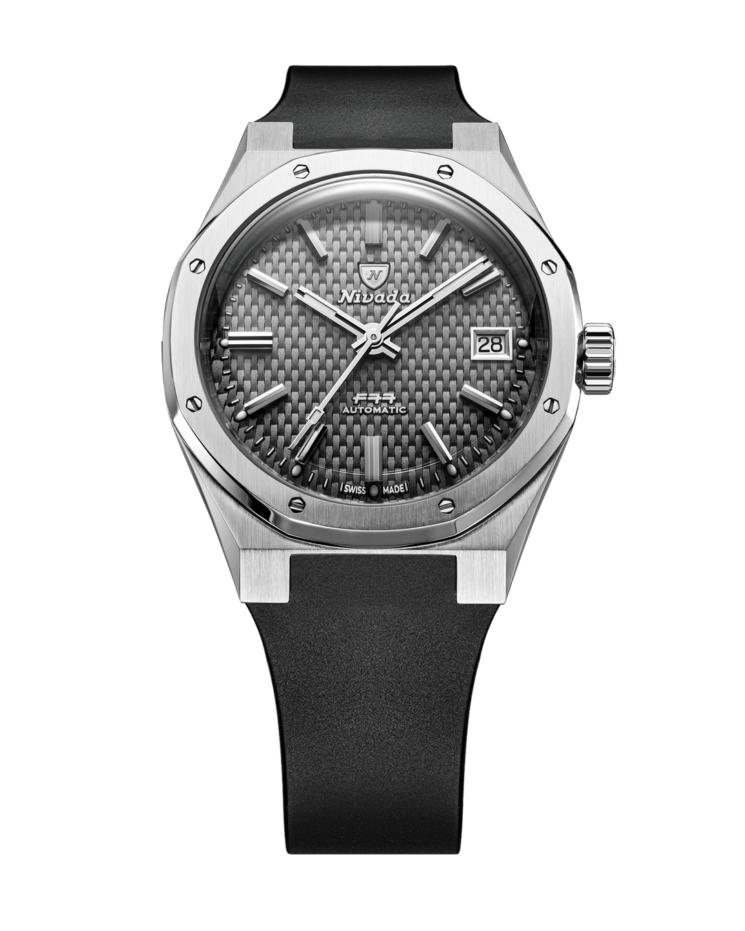 Nivada Grenchen F77 SST Grey MK2 38mm 69012A – Ansicht 9
