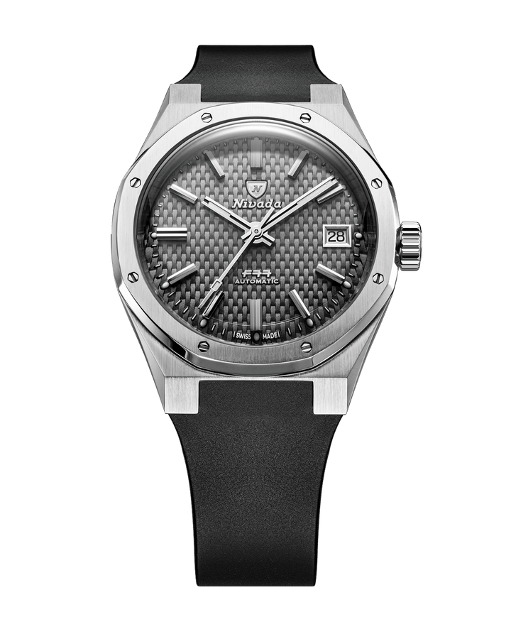 Nivada Grenchen F77 SST Grey MK2 38mm 69012A – Ansicht 9