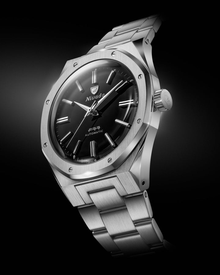 Nivada Grenchen F77 SST Onyx MK2 38mm 68035A – Ansicht 2
