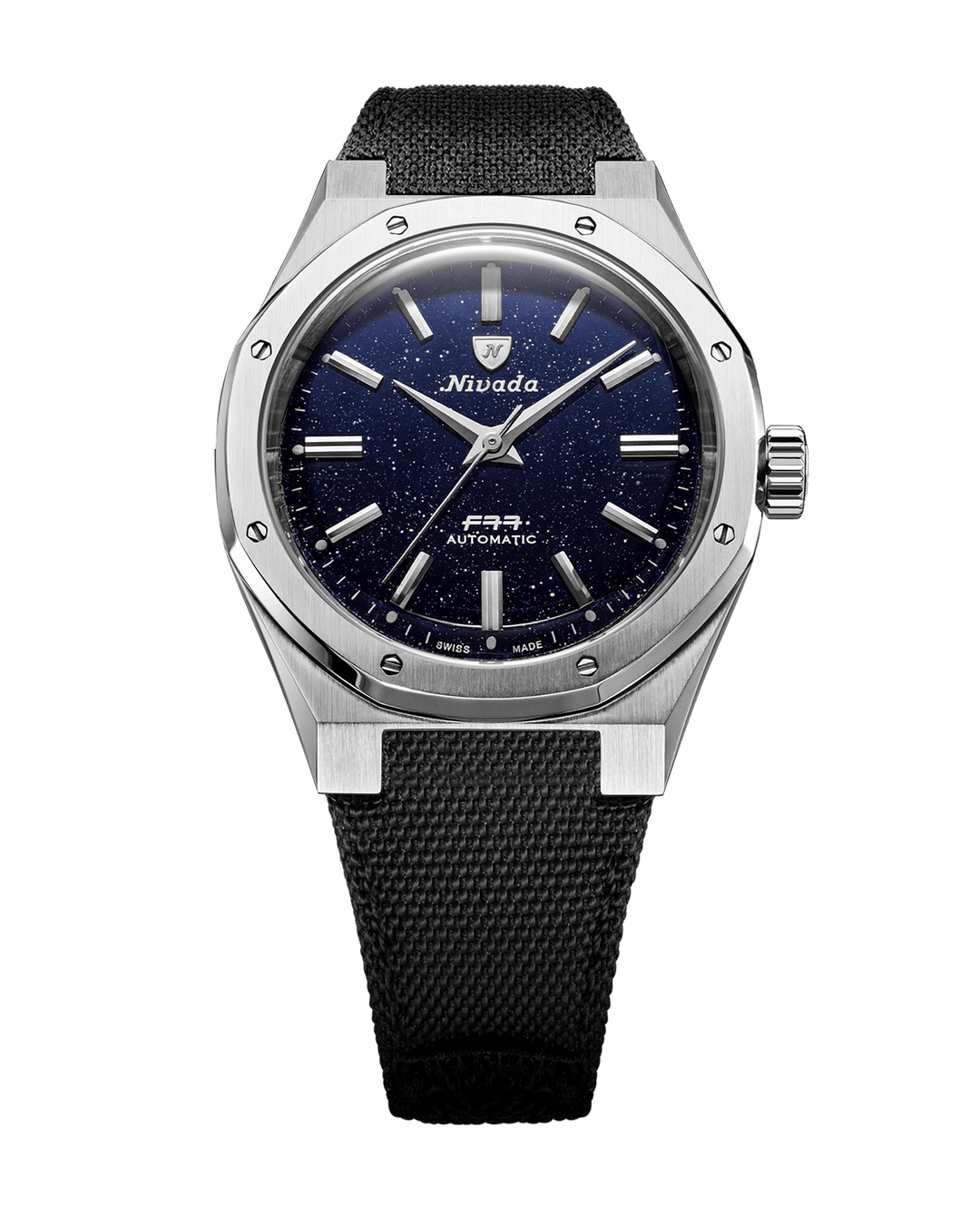 Nivada Grenchen F77 SST Dark Blue Aventurine MK2 38mm 68047A – Ansicht 6