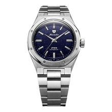 Nivada Grenchen F77 SST Dark Blue Aventurine MK2 38mm 68047A – Herrenuhr 38 mm, Zifferblatt Blau