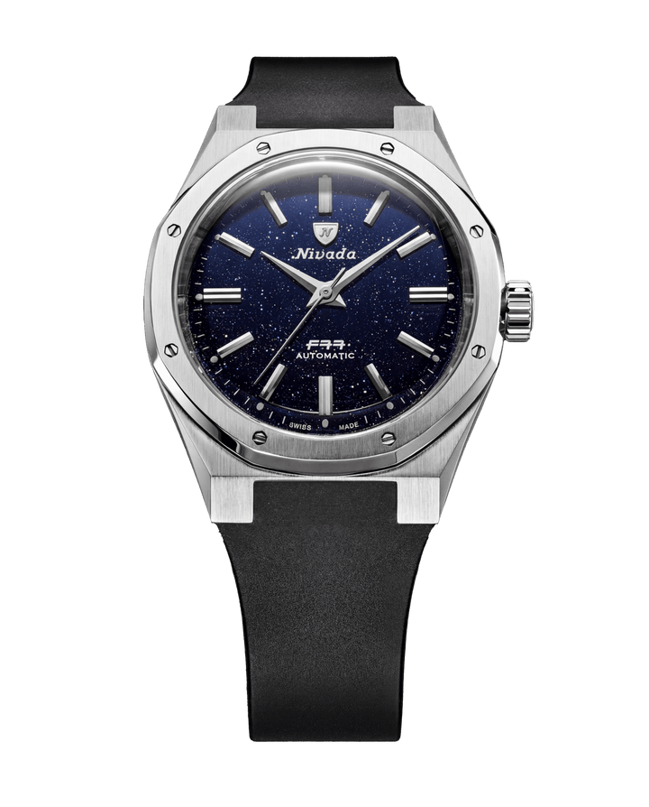 Nivada Grenchen F77 SST Dark Blue Aventurine MK2 38mm 68047A – Ansicht 7