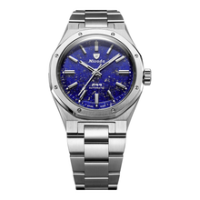 Nivada Grenchen F77 SST Lapis Lazuli MK1 37mm 68009A – Herrenuhr 37 mm, Zifferblatt Blau