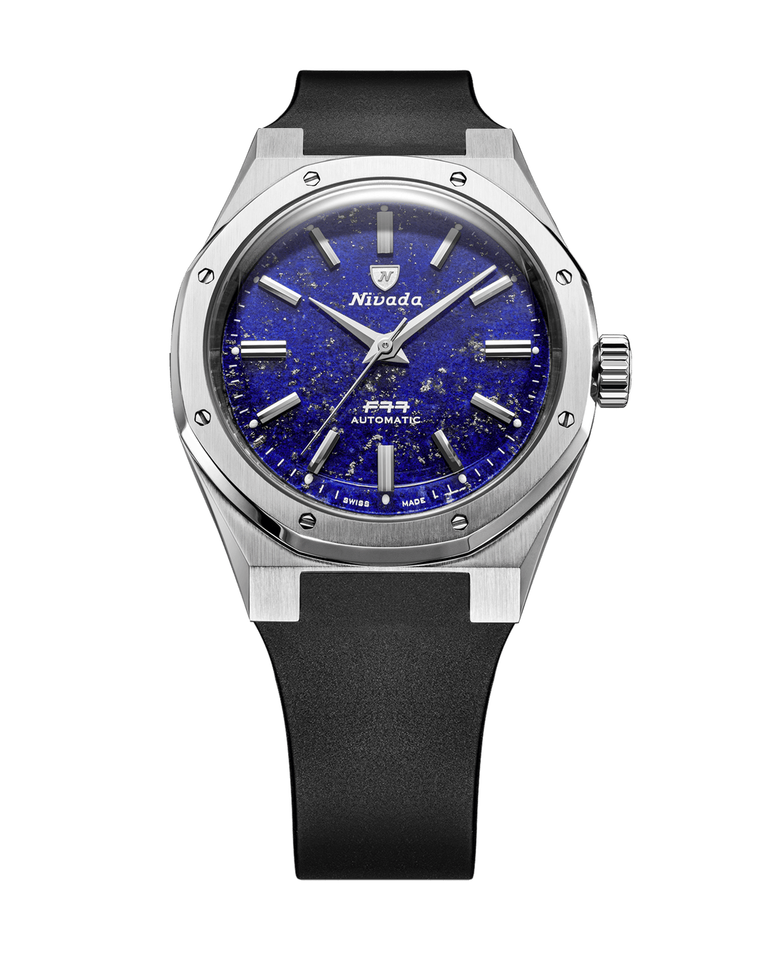 Nivada Grenchen F77 SST Lapis Lazuli MK2 38mm 68048A – Ansicht 7