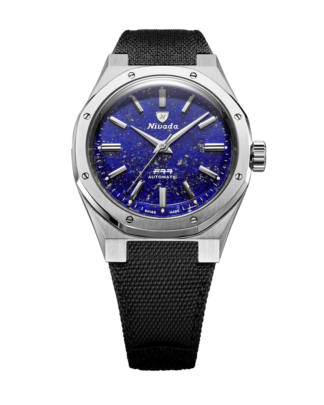 Nivada Grenchen F77 SST Lapis Lazuli MK2 38mm 68048A – Ansicht 6