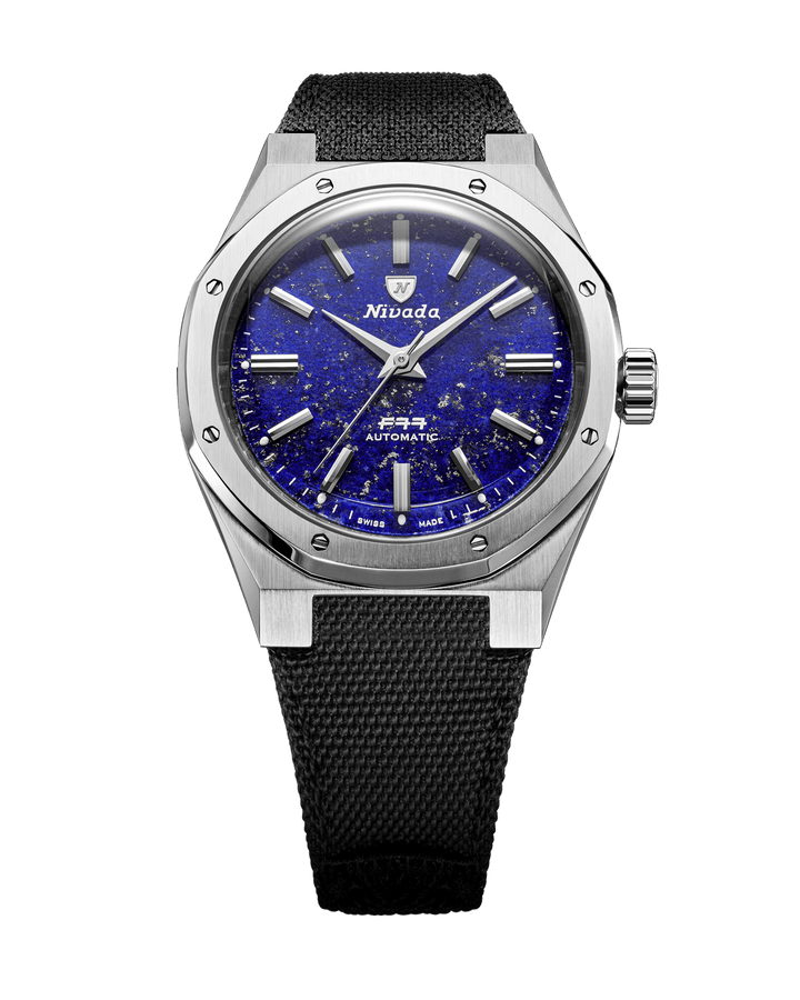 Nivada Grenchen F77 SST Lapis Lazuli MK2 38mm 68048A – Ansicht 6