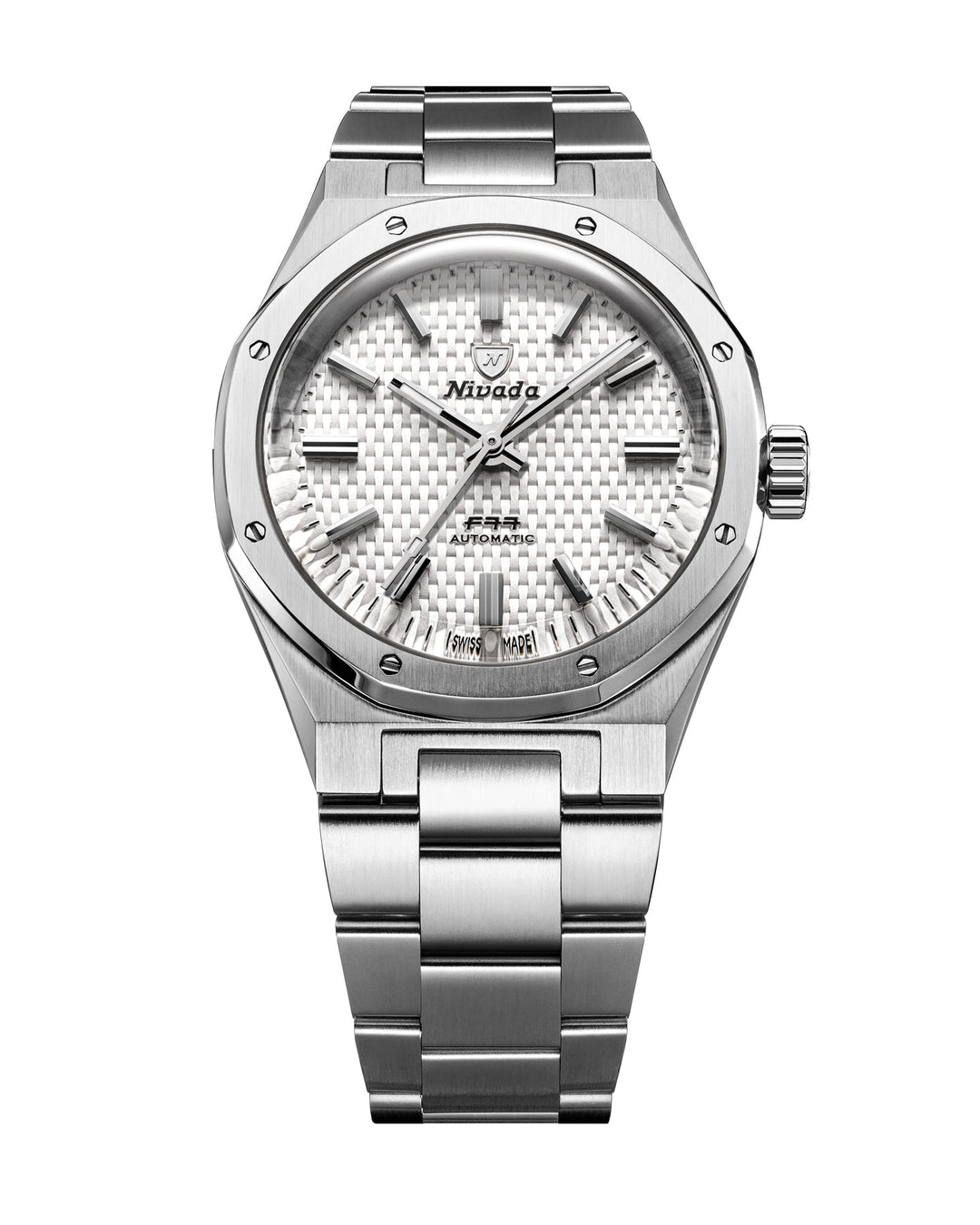 Nivada Grenchen F77 SST White MK2 38mm 69014A – Ansicht 6