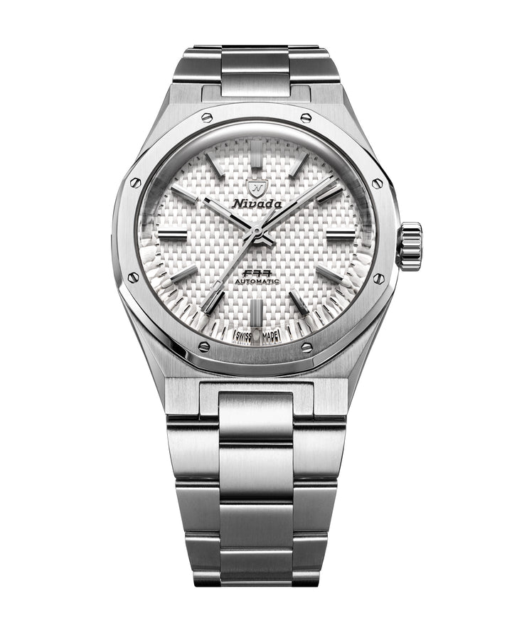Nivada Grenchen F77 SST White MK2 38mm 69014A – Ansicht 6