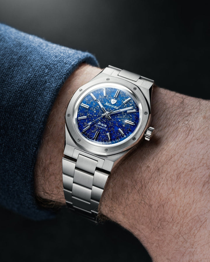 Nivada Grenchen F77 Titanium Lapis Lazuli MK1 37mm 68017A – Ansicht 4