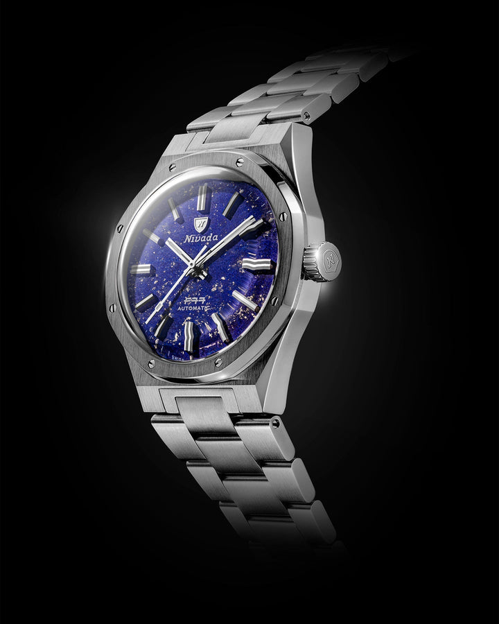 Nivada Grenchen F77 Titanium Lapis Lazuli MK1 37mm 68017A – Ansicht 2