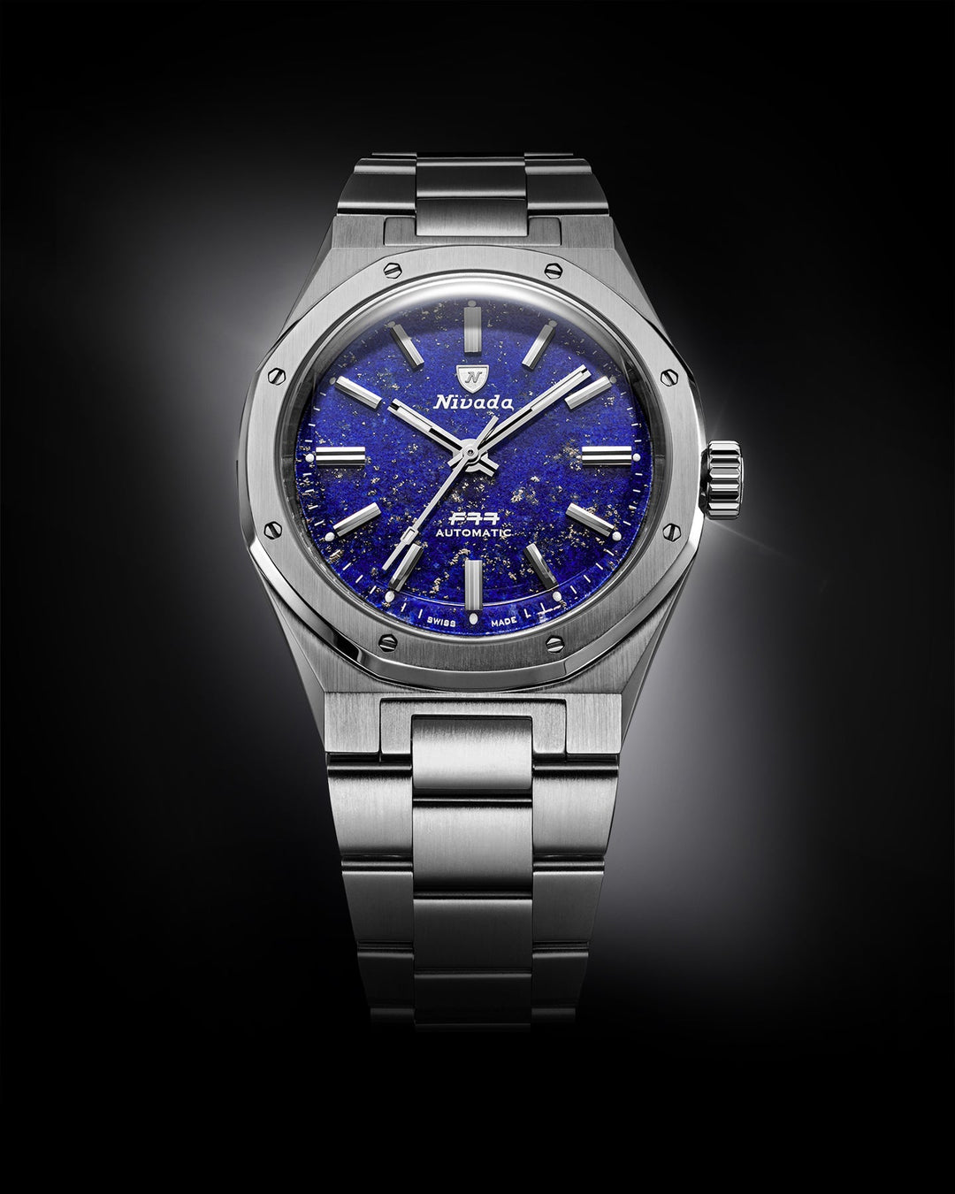 Nivada Grenchen F77 Titanium Lapis Lazuli MK1 37mm 68017A – Ansicht 5