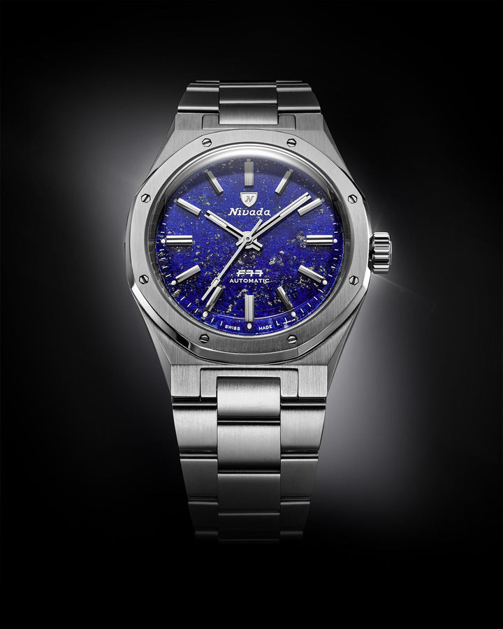 Nivada Grenchen F77 Titanium Lapis Lazuli MK1 37mm 68017A – Ansicht 5