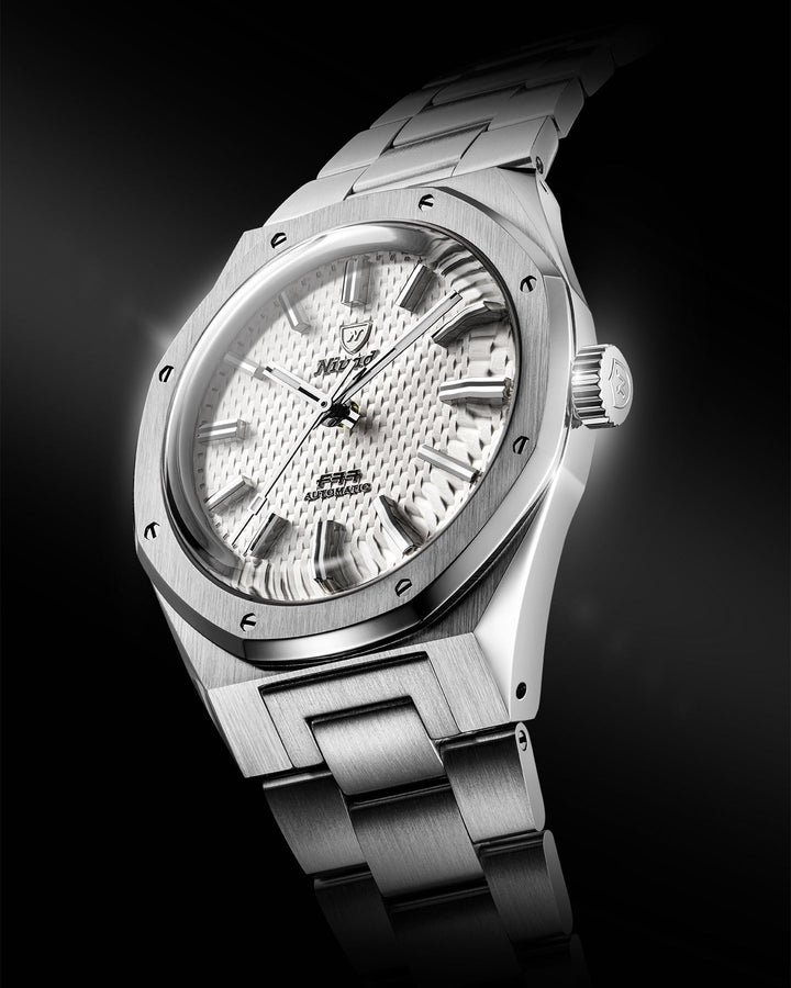 Nivada Grenchen F77 SST White MK2 38mm 69014A – Ansicht 2