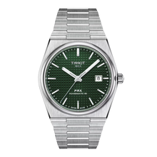 Tissot PRX 39,5mm T137.407.11.091.00 - Zifferblatt Grün, Armband Stahl