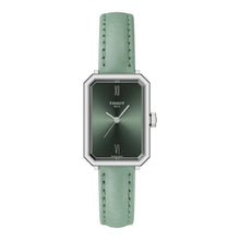 Tissot SRV 30mm T160.110.16.093.00 - Zifferblatt Grün, Armband Leder