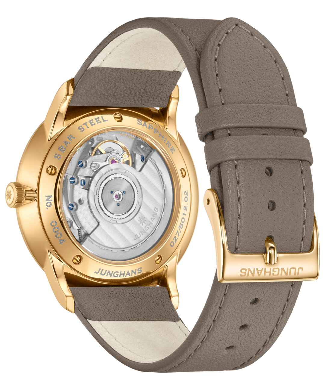 Junghans Meister Worldtimer 40,4mm 27/5012.01 - Gehäuseboden