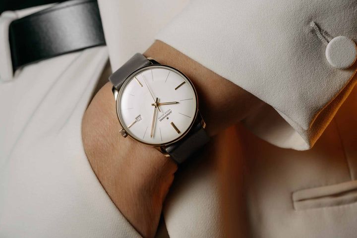 Junghans Meister MEGA Solar 38mm 59/7601.02 am Handgelenk
