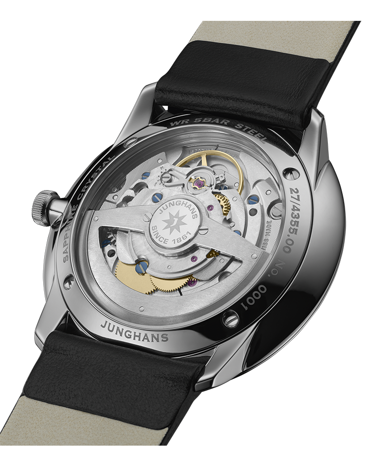 Junghans Meister fein Automatic Signatur 39,5mm 27/4355.00 - Gehäuseboden