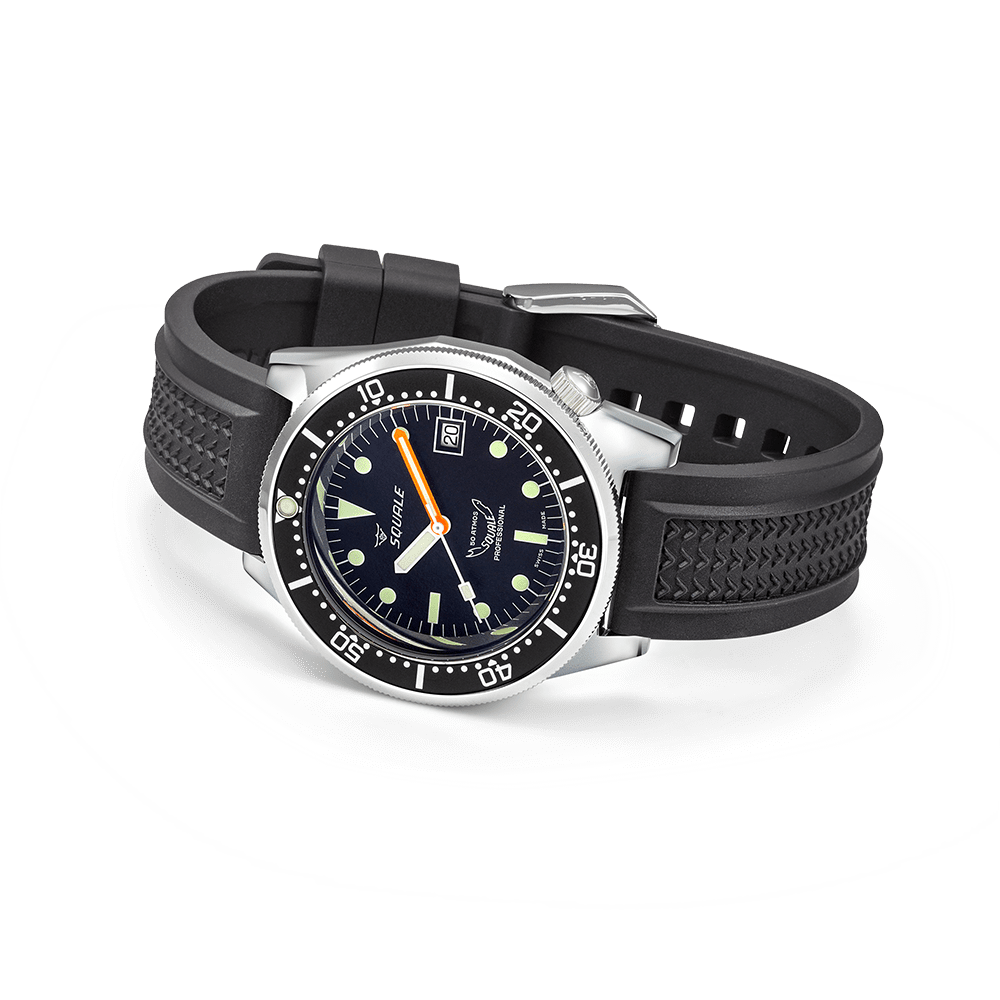 Squale 1521 Classic Kautschukband 1521CL.VO – Seitenansicht