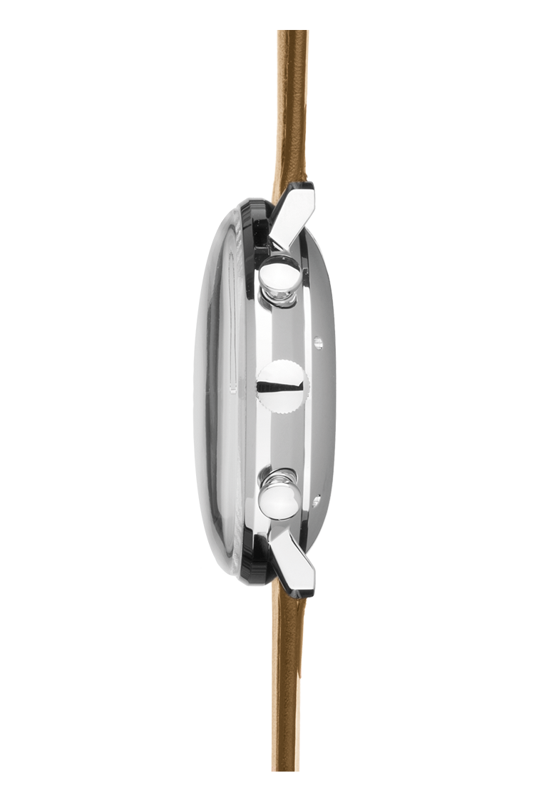 Junghans Max Bill Chronoscope 40mm 27/4502.02 - Gehäuse im Profil