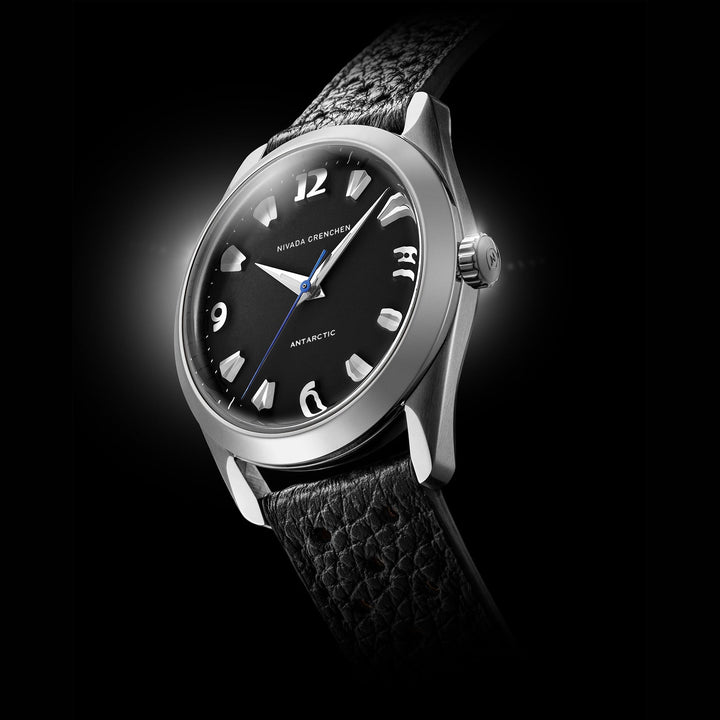 Nivada Grenchen Antarctic Black 35mm 35002M - Gehäuse im Profil