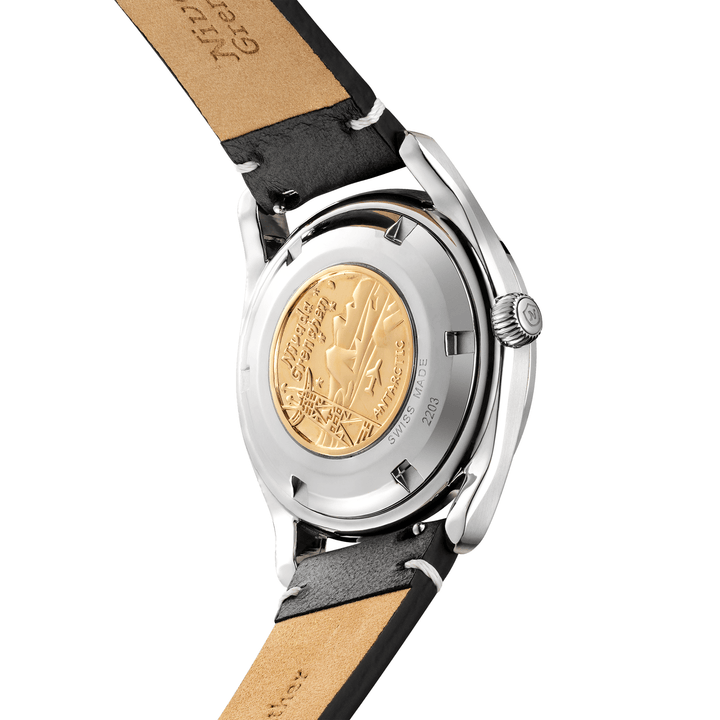 Nivada Grenchen Antarctic Glacier 38mm 32063A - Gehäuseboden