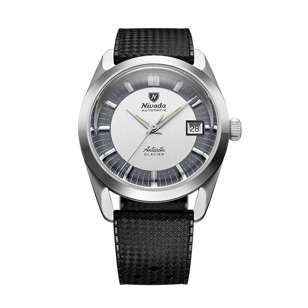 Nivada Grenchen Antarctic Glacier 38mm 32063A01 - Kautschukarmband Tropic
