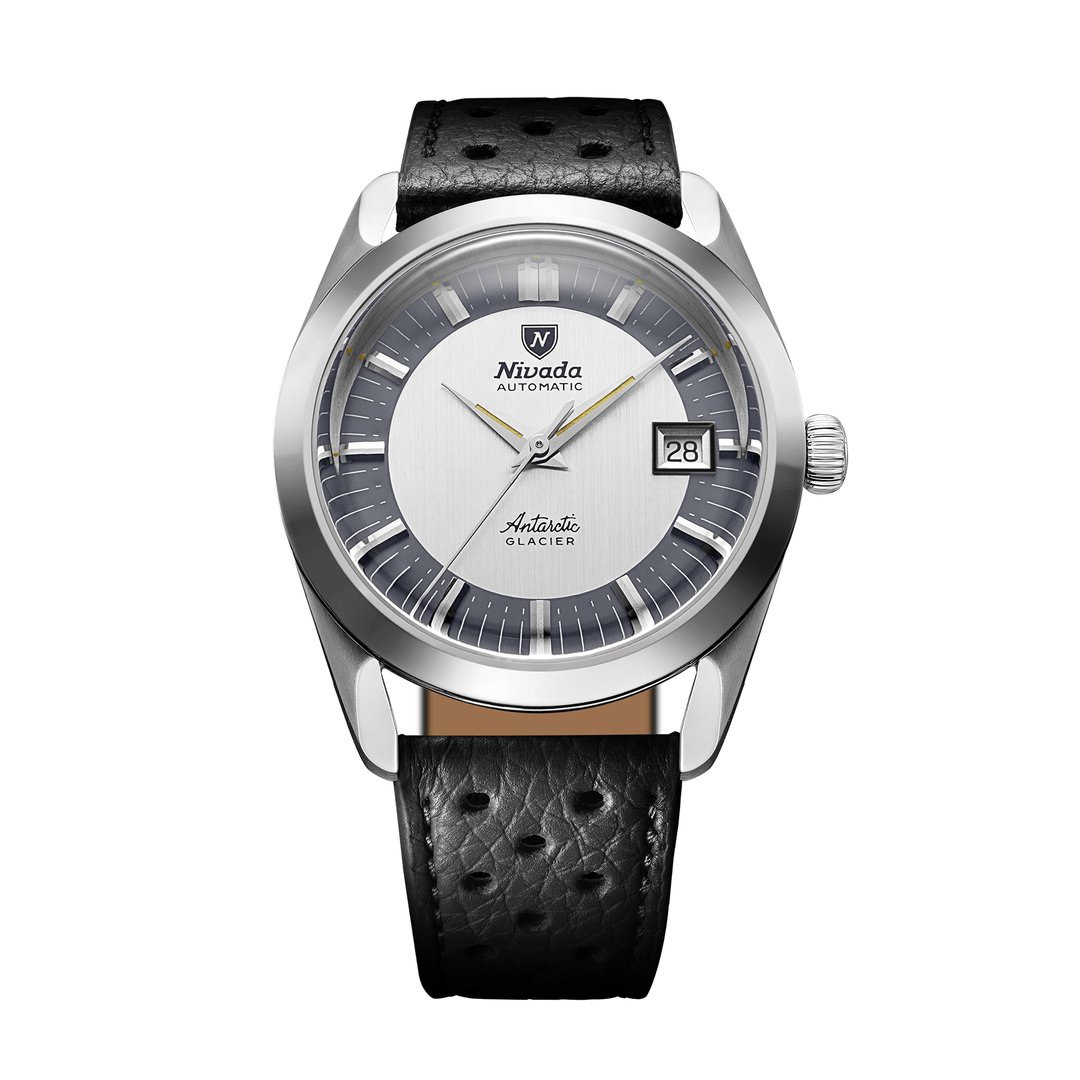 Nivada Grenchen Antarctic Glacier 38mm 32063A10 - Racing-Armband Schwarz