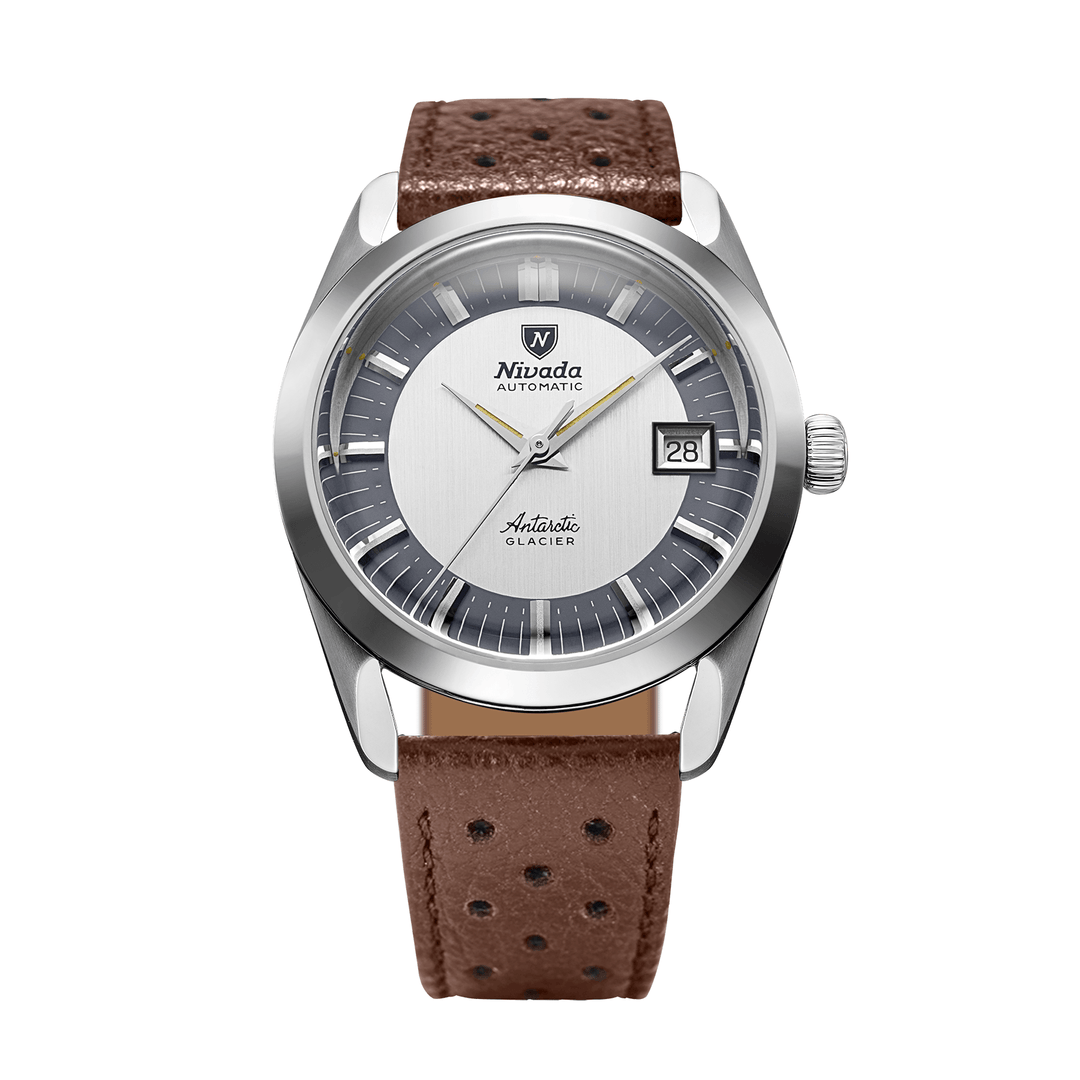 Nivada Grenchen Antarctic Glacier 38mm 32063A23 - Racing-Armband Braun