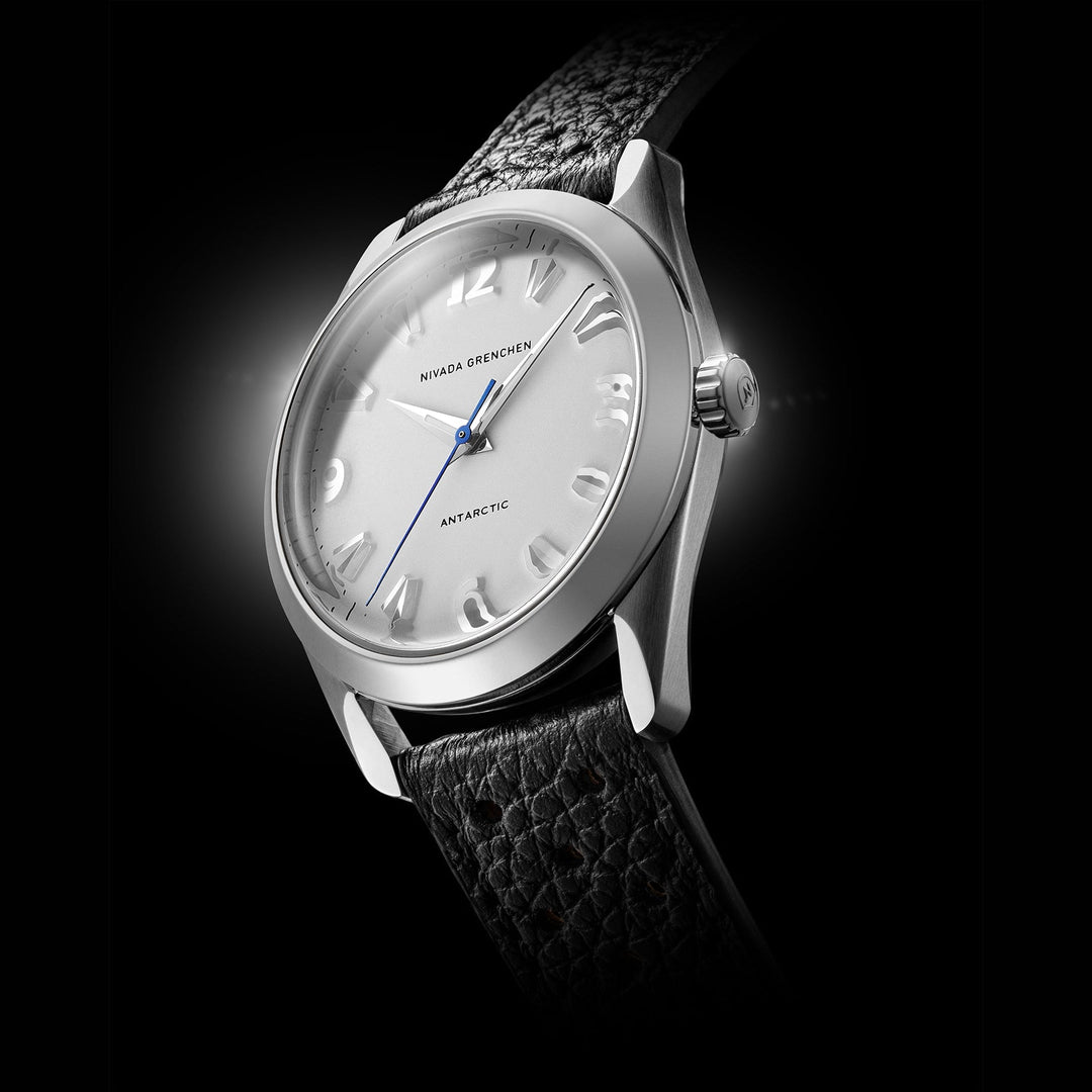 Nivada Grenchen Antarctic White 35mm 35005M - Gehäuse im Profil