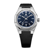 Nivada Grenchen F77 SST Dark Blue Aventurine MK1 37mm 68010A77-BC - Textilarmband Klettverschluss