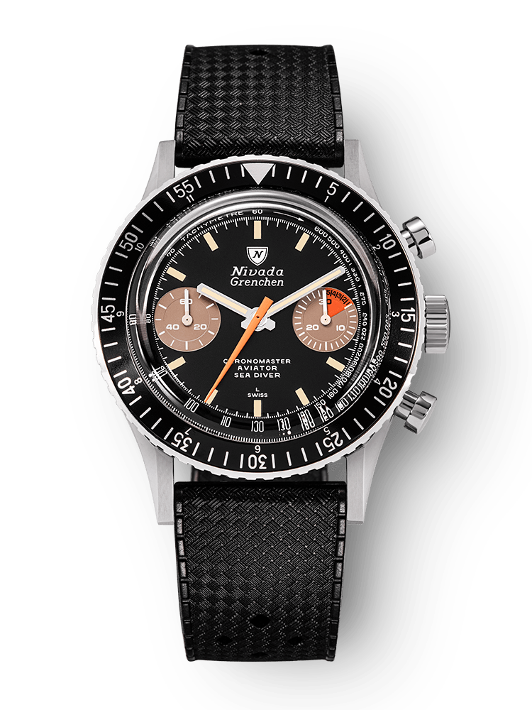 Nivada Grenchen Chronomaster Orange Boy Inter.Bezel Manual 86012M – Ansicht 9
