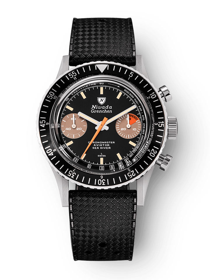 Nivada Grenchen Chronomaster Orange Boy Inter.Bezel Manual 86012M – Ansicht 9
