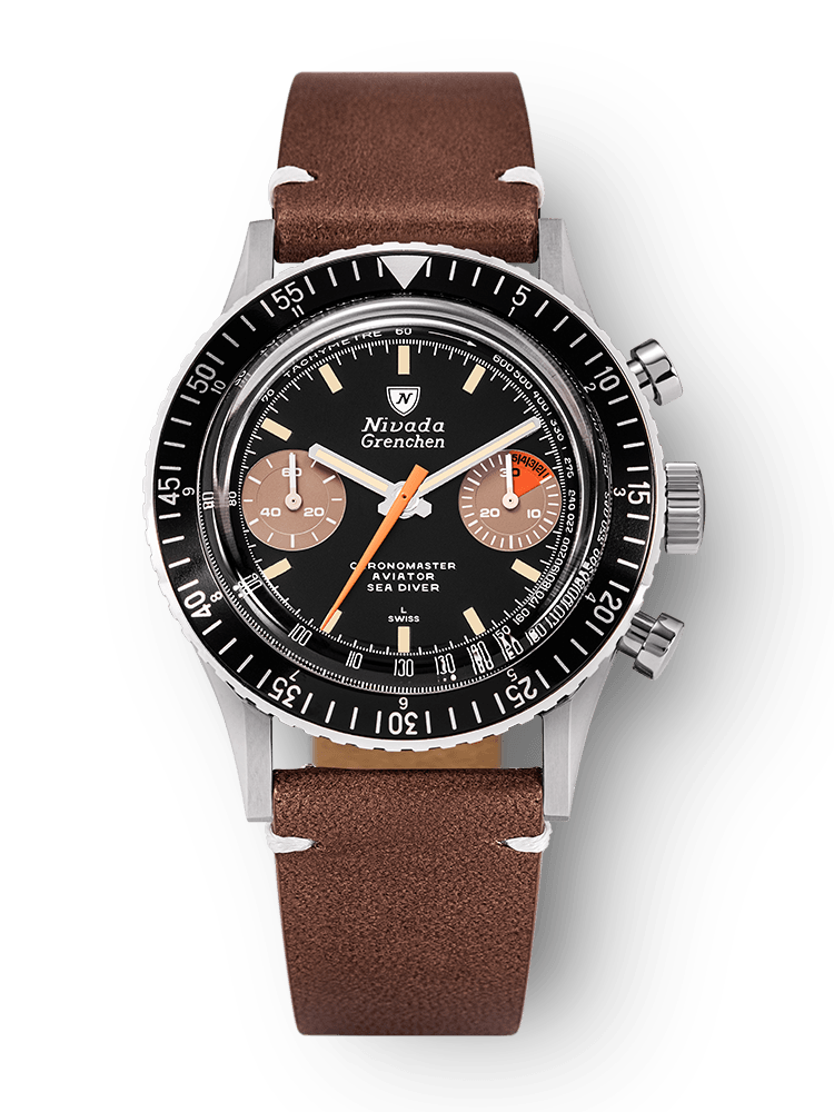 Nivada Grenchen Chronomaster Orange Boy Inter.Bezel Manual 86012M – Ansicht 6